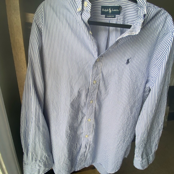 Ralph Lauren Other - Men’s Ralph Lauren Classic Fit Long Sleeve Striped Button Up Shirt